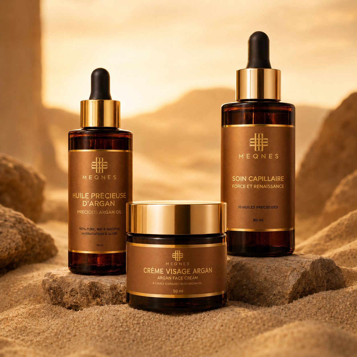 Crème Visage à l'Argan ✦ Anti-Âge & Éclat