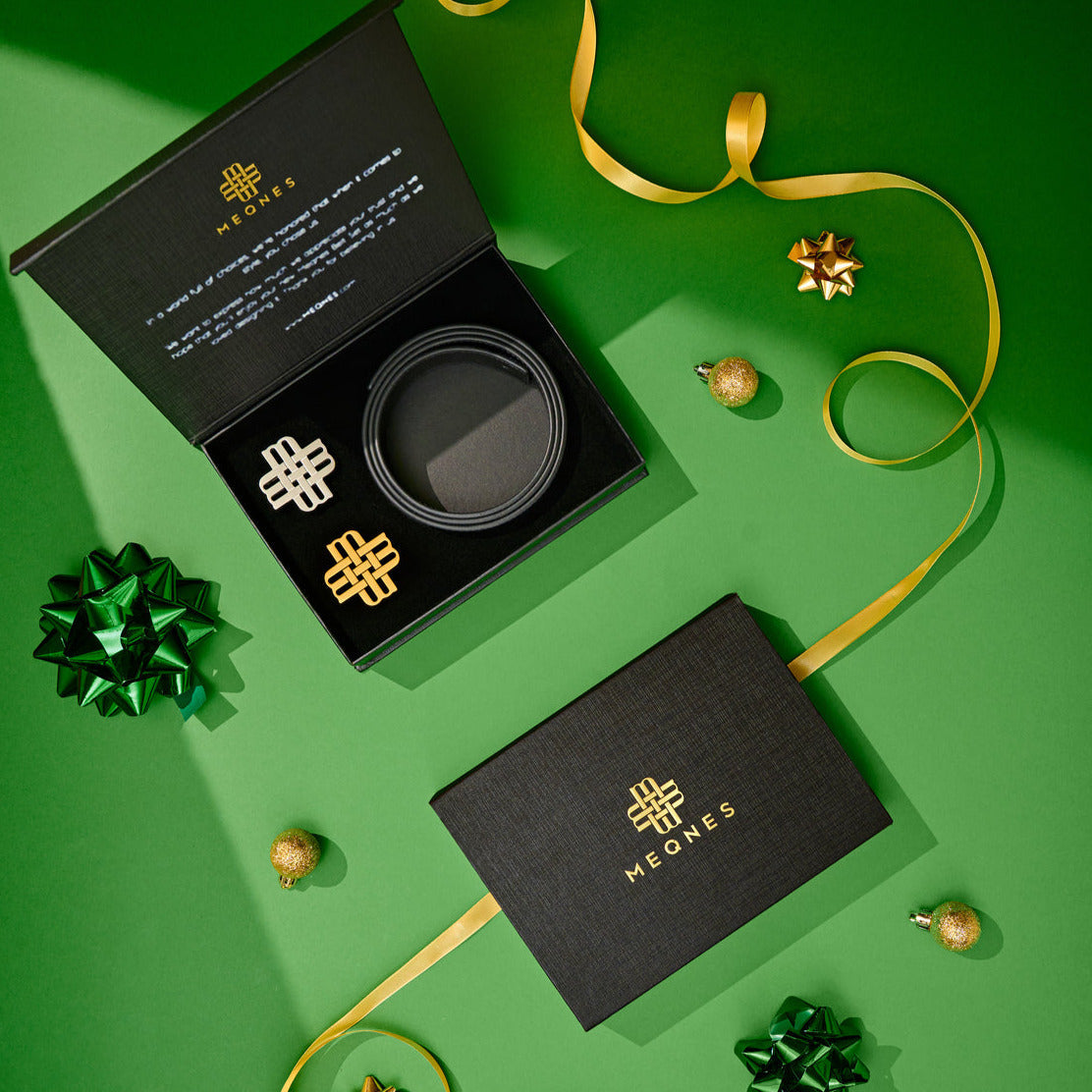 Coffret cadeau ceinture réversible 25mm + deux boucles interchangeables