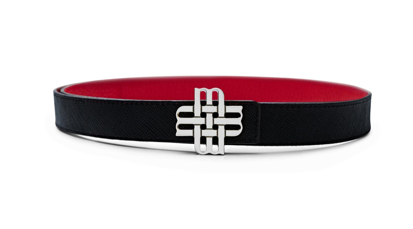 Coffret cadeau ceinture réversible 25mm + deux boucles interchangeables